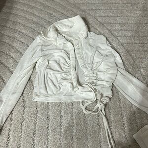 White going out top